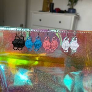 Facemask earrings bundle!